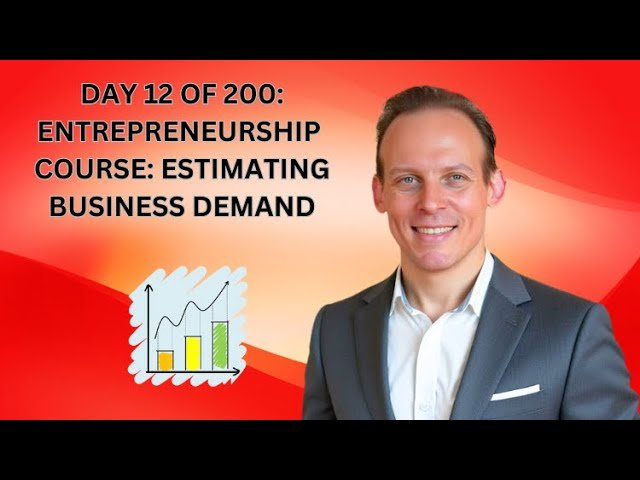 Estimating Consumer Demand for a Business - Part 12