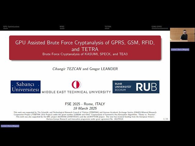 Practical Implications of Cryptanalysis - Talk 2/4