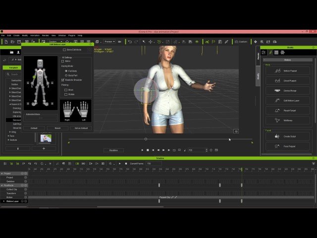 iClone 6.5 Tutorial - Animating Daz Genesis 3 Characters