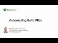 Automating Build Files: Lessons from Google's Internal Tool