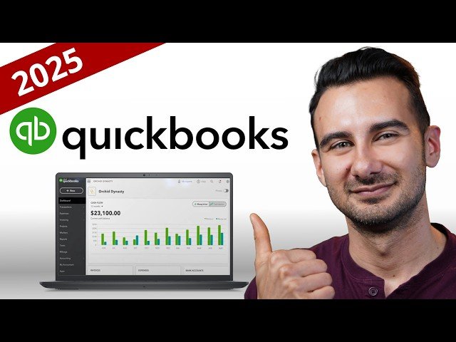 QuickBooks Online 2025 - Beginner's Guide to Financial Management and Expense Tracking