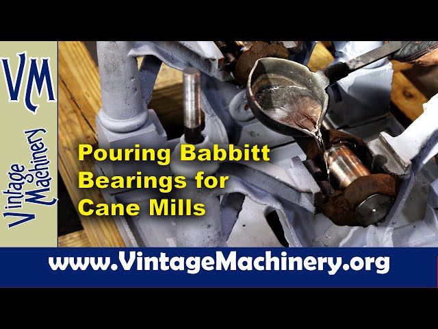 Pouring Babbitt Bearings for John Deere and Goldens' Cane Mills