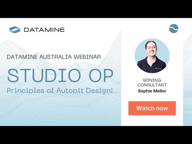 STUDIO OP - Principles of Autopit Design