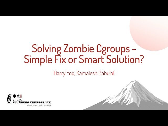 Solving Zombie Cgroups - Simple Fix or Smart Solution?