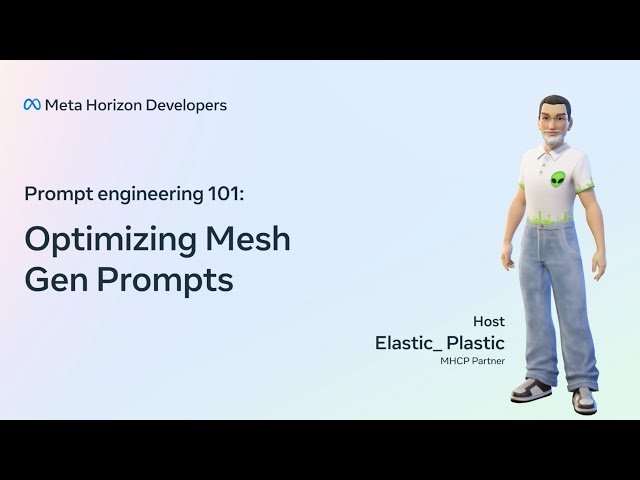 Prompt Engineering 101 - Optimizing Mesh Gen Prompts