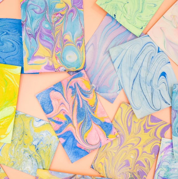 Virtual Water Marbling Craft (Kit Included) (Team Building)