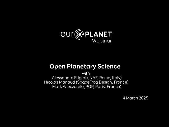 Open Planetary Science - Initiatives and Implications for Research