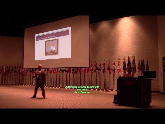 Automating Security Testing with the OWTF