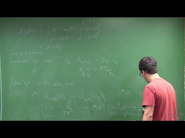 Doutorado: Geometria Algébrica II - Aula 03 (18/03/2025)