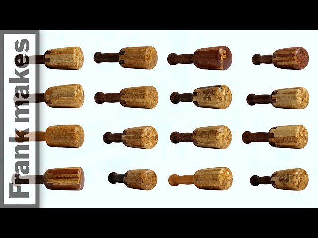 Wood Flooring Turned Mallets - Woodworking Tutorial