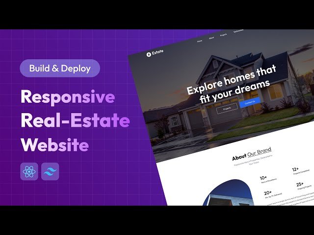 Build and Deploy Real Estate Website Using React and Tailwind CSS - React JS Project