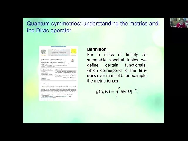 Quantum Symmetries and Their Applications in Mathematical Physics