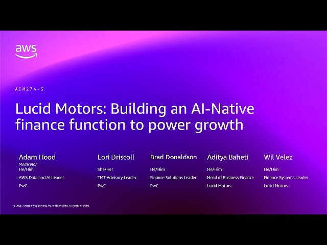 Lucid Motors - Building an AI-native Finance Function to Power Growth