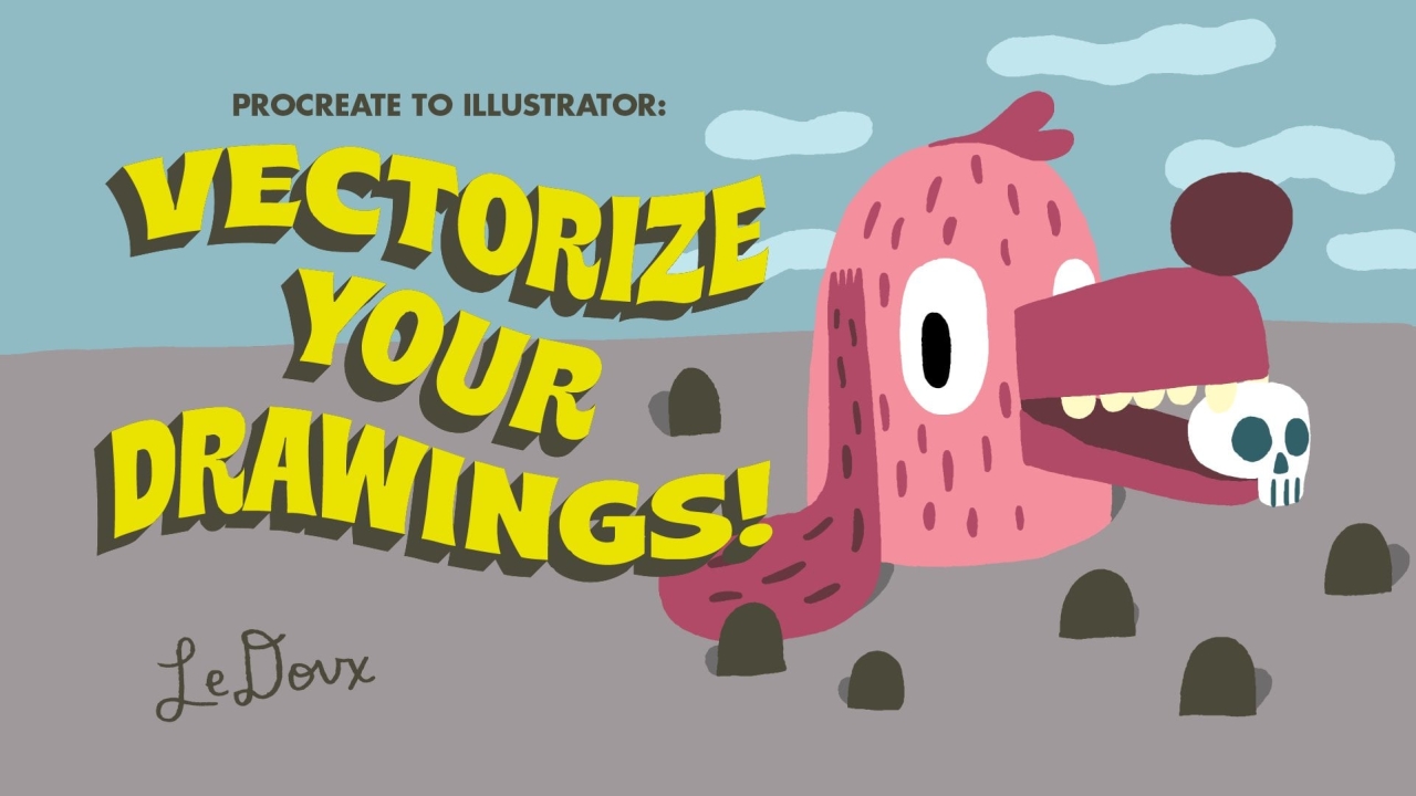 Online Course: Vectorize your Drawings! From Procreate to Vector in ...