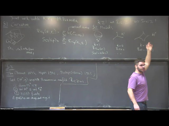 Manifolds With Curvature Bounded Below In the Spectral Sense