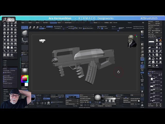 Hard Surface and Character Design with ZBrush