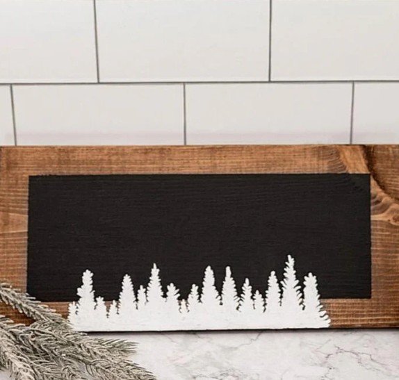 Virtual Holiday Chalkboard Art (Kit Included) (Team Building)