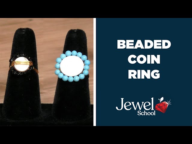 Beaded Coin Ring Tutorial - Jewelry Making Basics