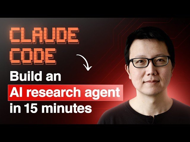 Claude Code Tutorial - Build a YouTube Research Agent in 15 Minutes