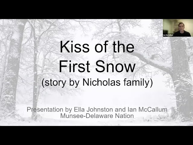 2024 Munsee Delaware Story Evening - First Kiss of Snow
