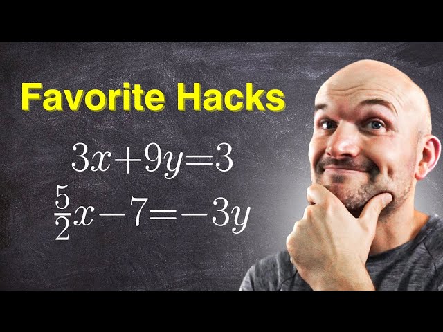 3 Tips for Solving a System of Equations