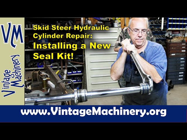 Skid Steer Hydraulic Cylinder Repair - Installing a New Seal Kit