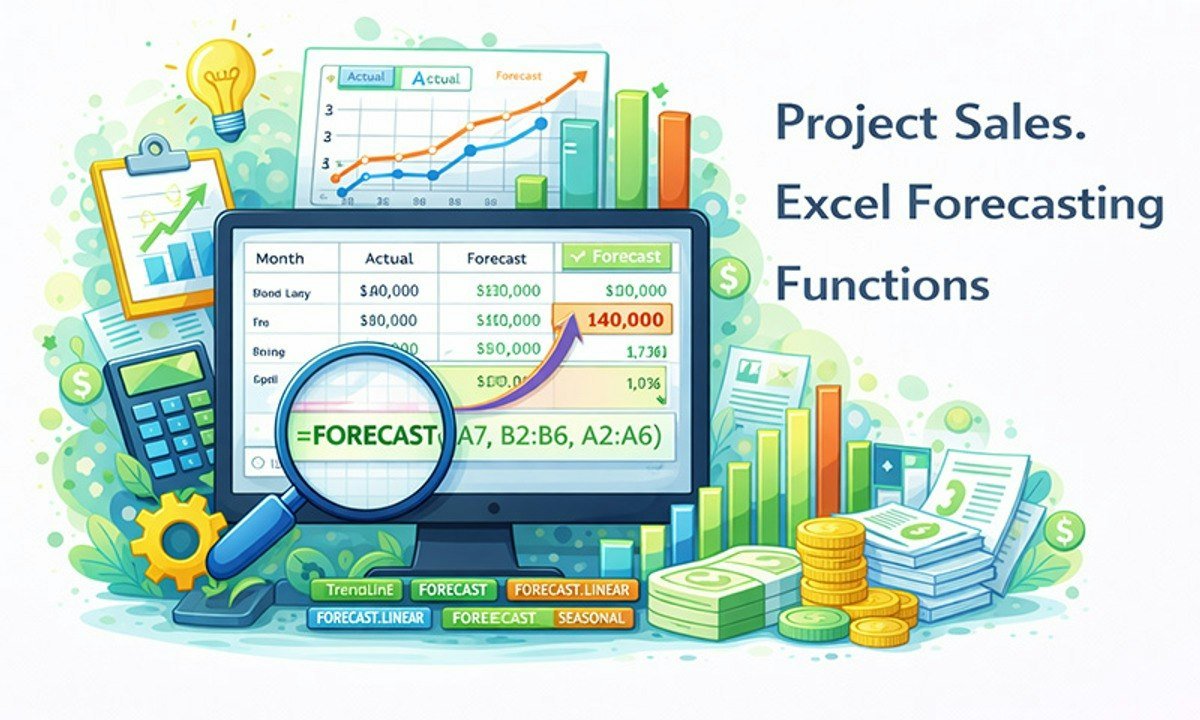 Project Sales: Excel Forecasting Functions