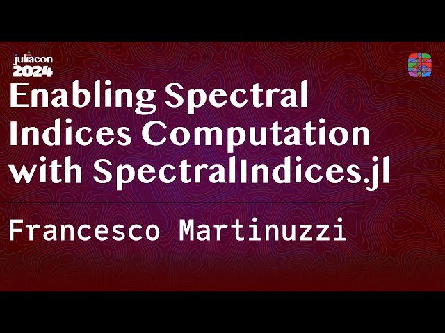 Enabling Spectral Indices Computation with SpectralIndices.jl
