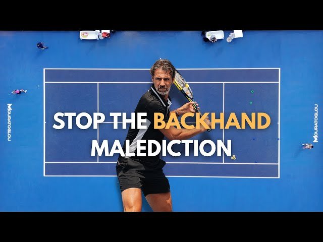When and How to Hit a Perfect Backhand Down the Line - Tennis Masterclass