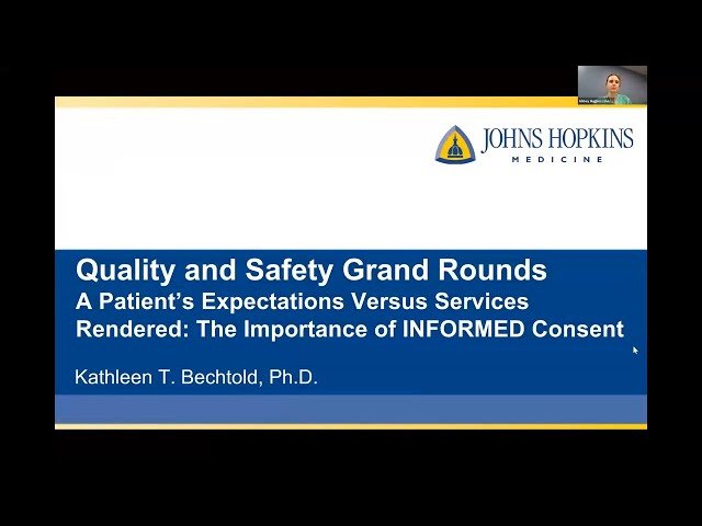 A Patient's Expectations vs Services Rendered - The Importance of Informed Consent