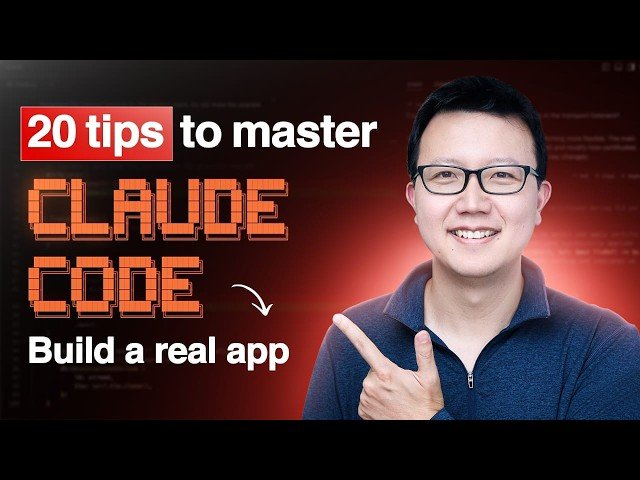 20 Tips to Master Claude Code in 35 Minutes - Build a Real App