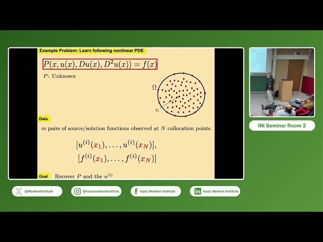 From Learning Differential Operators to Learning Algorithms