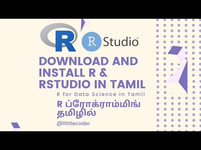 Learn R Programming for Data Science in Tamil