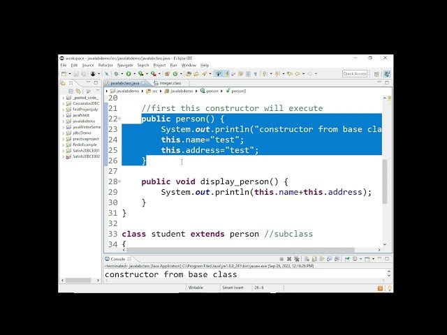 Super Keyword in Java - Order of Constructor Calls in Inheritance