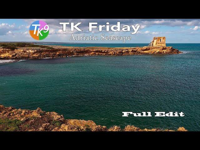 TK9 Photoshop Plugin - Adriatic Seascape Full Edit Tutorial