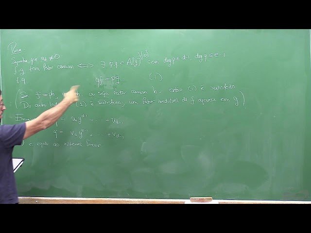 Curvas Algébricas - Aula 01