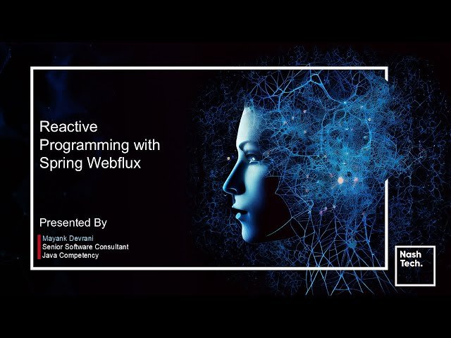 Reactive Programming with Spring Webflux