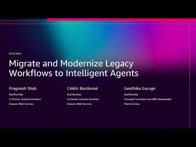 Migrate and Modernize Legacy Workflows to Intelligent Agents