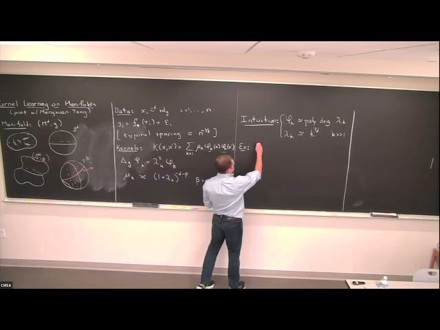 Kernel Learning on Manifolds