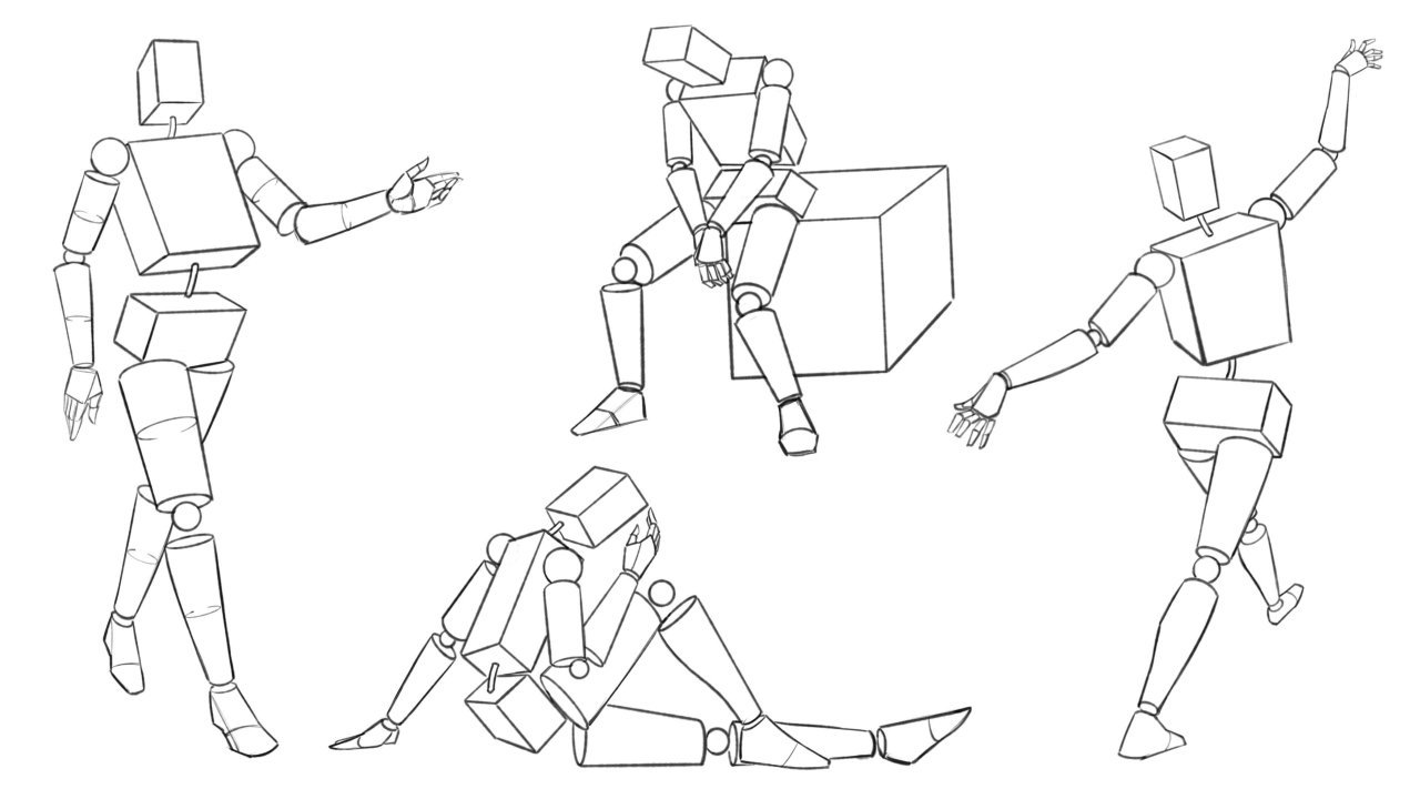 Online Course Figure Drawing Starting With Basic Forms From 