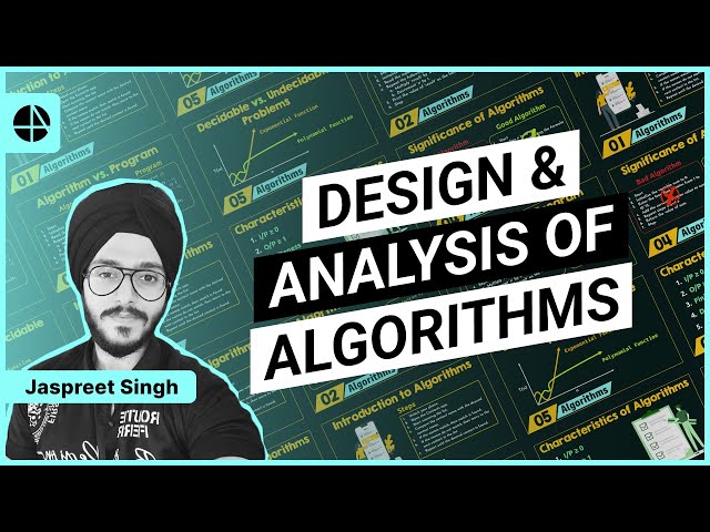 Design and Analysis of Algorithms