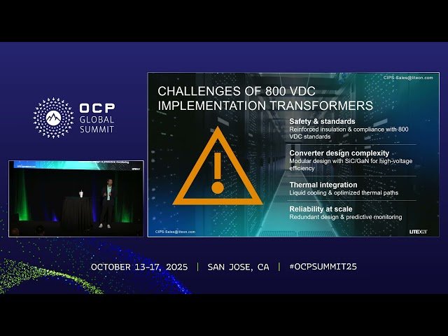 Integrated Power and Precision Cooling for 800 VDC Architecture