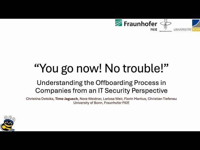 Understanding the Offboarding Process in Companies from an IT Security Perspective