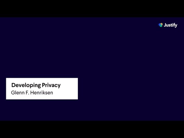 Developing Privacy