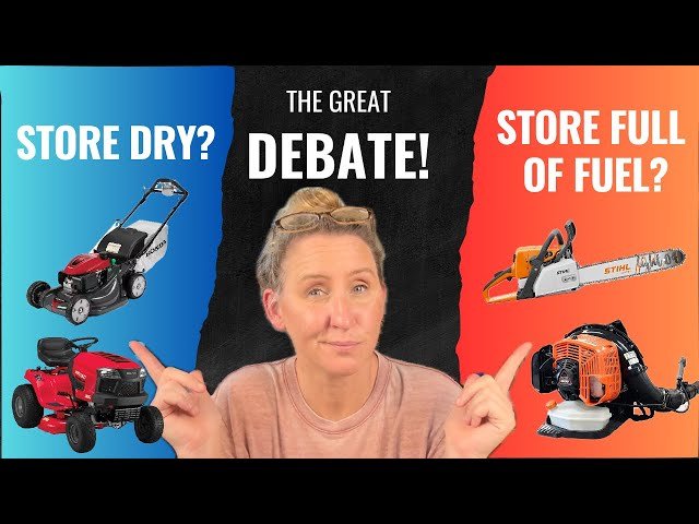 The Best Way to Store Your Small Engine Equipment - Starts Every Time!