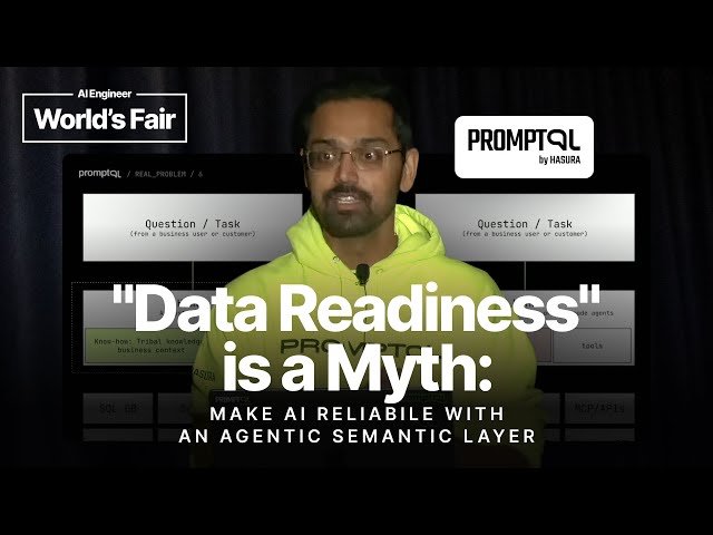 "Data Readiness" is a Myth - Reliable AI with an Agentic Semantic Layer