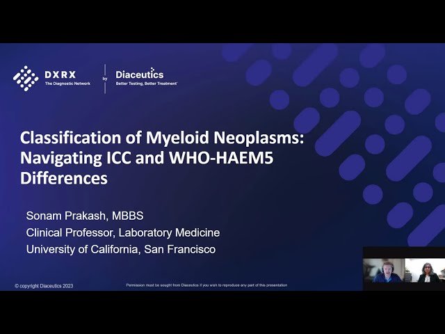 Classification of Myeloid Neoplasms - Navigating ICC and WHO-HAEM5 Differences