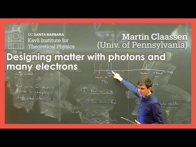 Designing Matter with Photons and Many Electrons