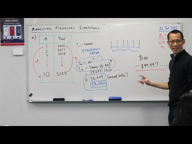 Applying Geometric Series to a Problem