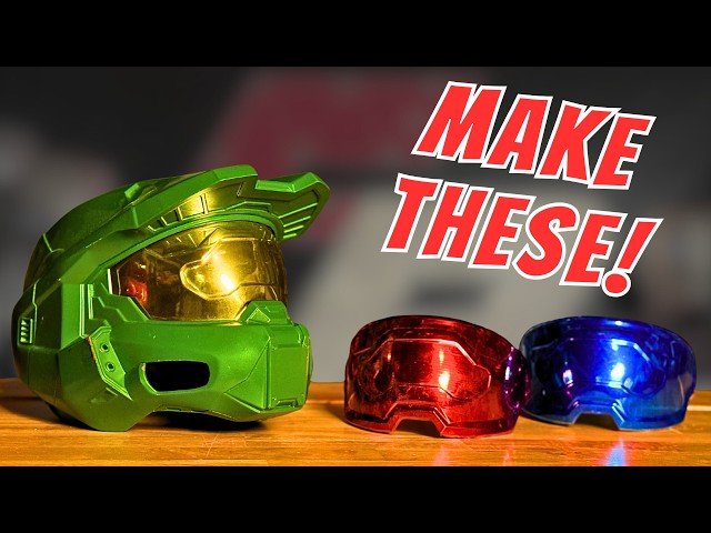 How to Make Metallic Cosplay Visors